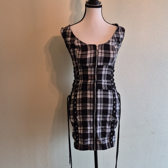 Hell Bunny Dresses & Skirts - Punk Sexy Corset Mini Dress Hell Bunny Size Small